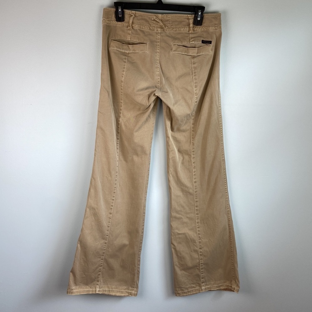 SANCTUARY Anthropologie Khaki Cargo Utility Wide Leg Pants Size 6 - Picture 7 of 15